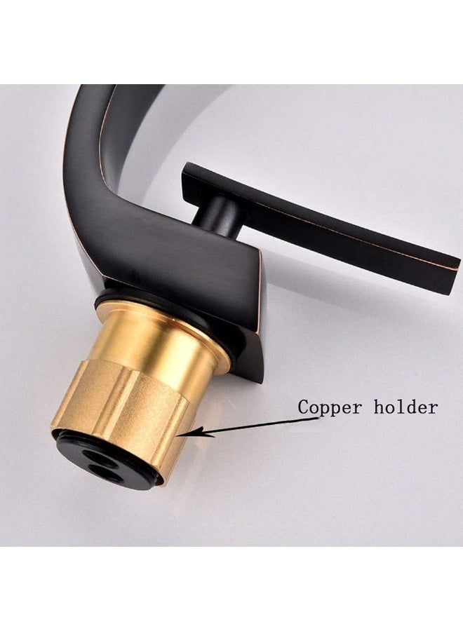 واي دي صنبور مطبخ عصري بمقبض واحد وفوهة عالية مقوسة، يُثبت على حوض المطبخ، يتميز بتدفق مياه سلس، مصنوع من معدن متين، سهل التحكم، مناسب للمطبخ المنزلي - Image 5